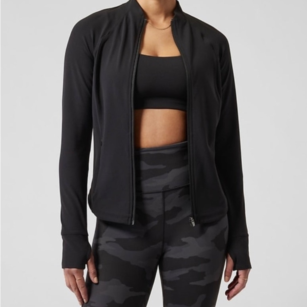 Athleta Black Salutation Jacket NWOT